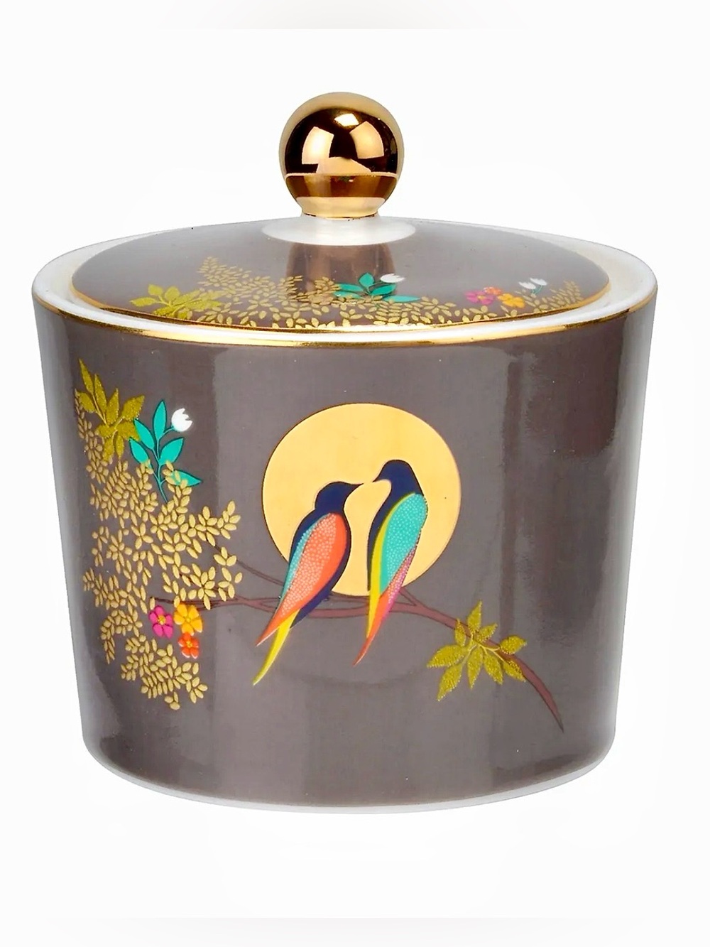 New Sara Miller London Chelsea Covered Sugar Bowl By Portmeirion NWT